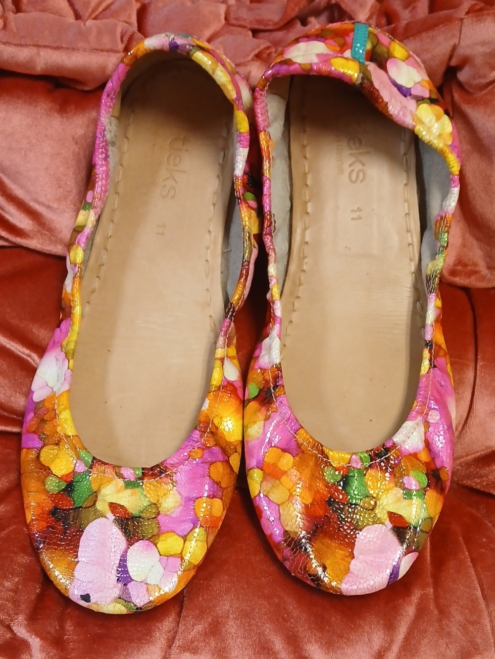 TIEKS AQUARELLA BALLET FLATS SIZE 11